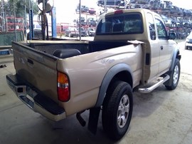 2004 TOYOTA TACOMA, GOLD, SR5 MODEL, PRE-RUNNER, EXTD CAB, 2.7L, AT. 2WD